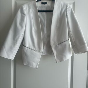 Express Women's White Blazer Jacket